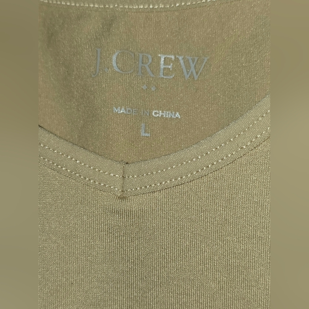 J.Crew Scoop Neck Tank Top | Sand Beige | Size L | NWT WOMENS - Picture 4 of 8